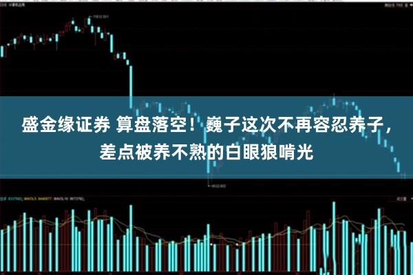 盛金缘证券 算盘落空！巍子这次不再容忍养子，差点被养不熟的白眼狼啃光