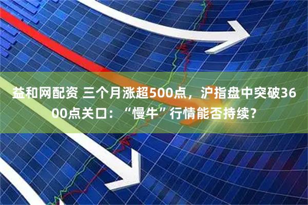 益和网配资 三个月涨超500点，沪指盘中突破3600点关口：“慢牛”行情能否持续？