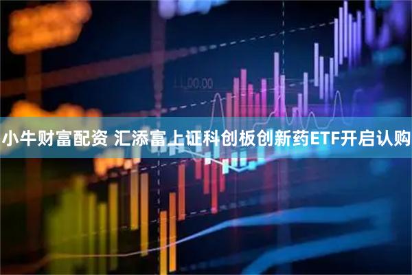 小牛财富配资 汇添富上证科创板创新药ETF开启认购
