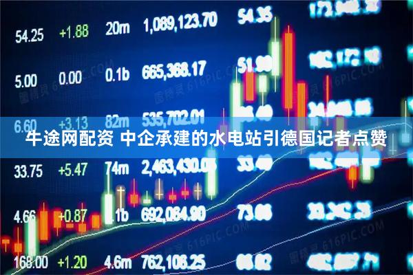 牛途网配资 中企承建的水电站引德国记者点赞